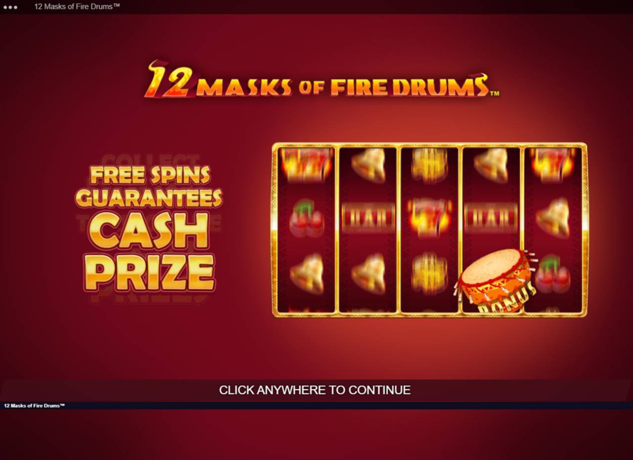 12 Masks Of Fire Drums (Gameburger Studios) Image 1